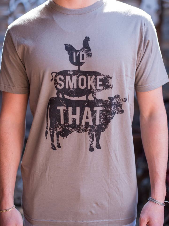 Warm Gray I'd Smoke That T-Shirt for wholesale on Faire2