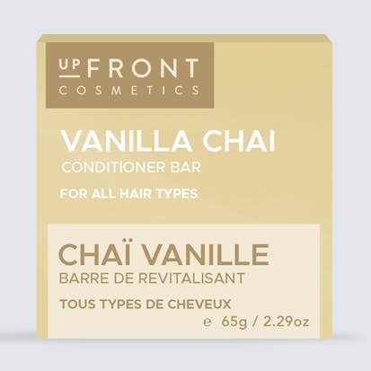 Vanilla Chai Conditioner Bar for wholesale by Upfront Cosmetics Inc