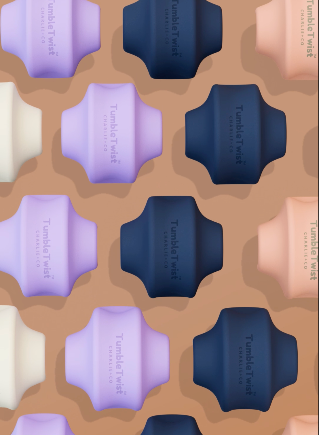 Charlie & Co - Venta al por mayor Juguete para morder - Perros - Tumble Twist - Juguete de enriquecimiento, color púrpura10