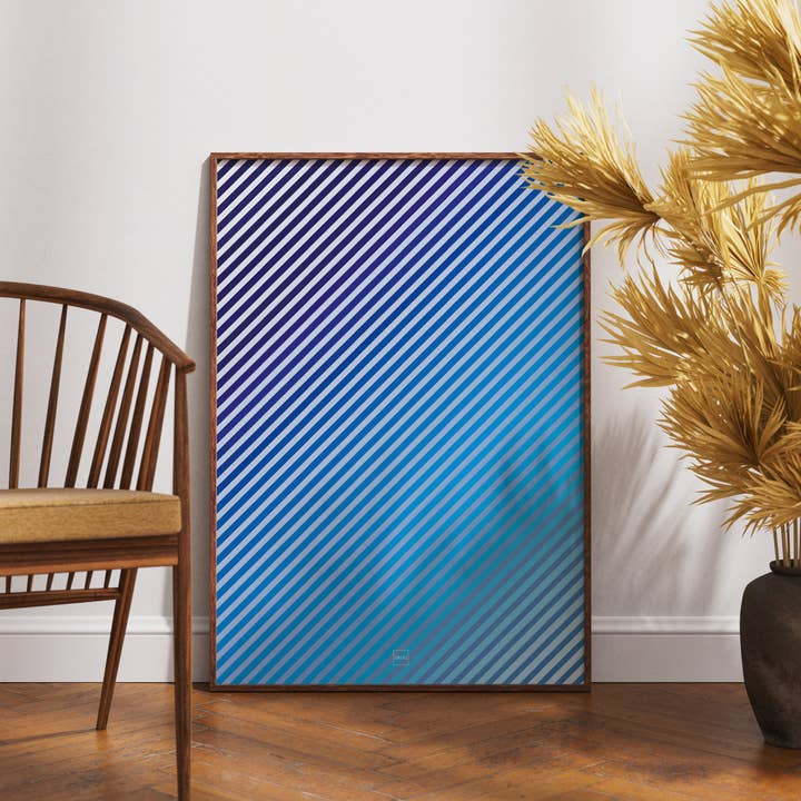 Affiche - Blauw (A1) voor wholesale door Orcaz Designs