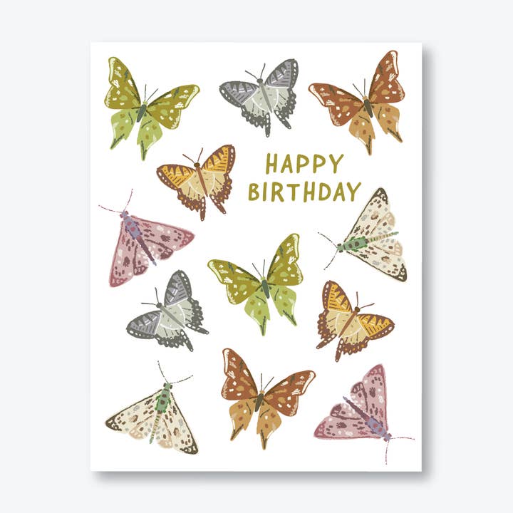 Butterflies Birthday Greeting Card for wholesale by meoMADE