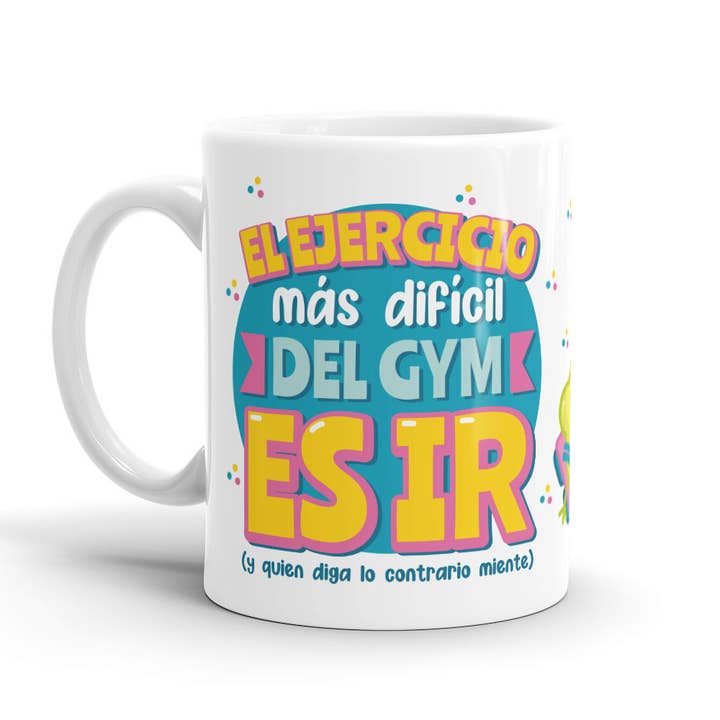 Mug - The hardest exercise at the gym for wholesale by Puterful