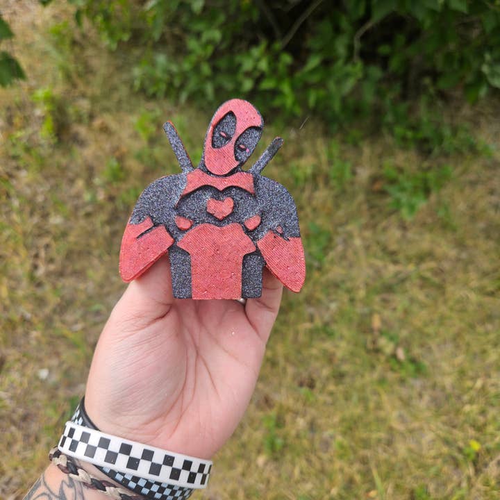 Buckin J Creations - Wholesale Car Freshener - Unisex - Deadpool Car Air Freshener