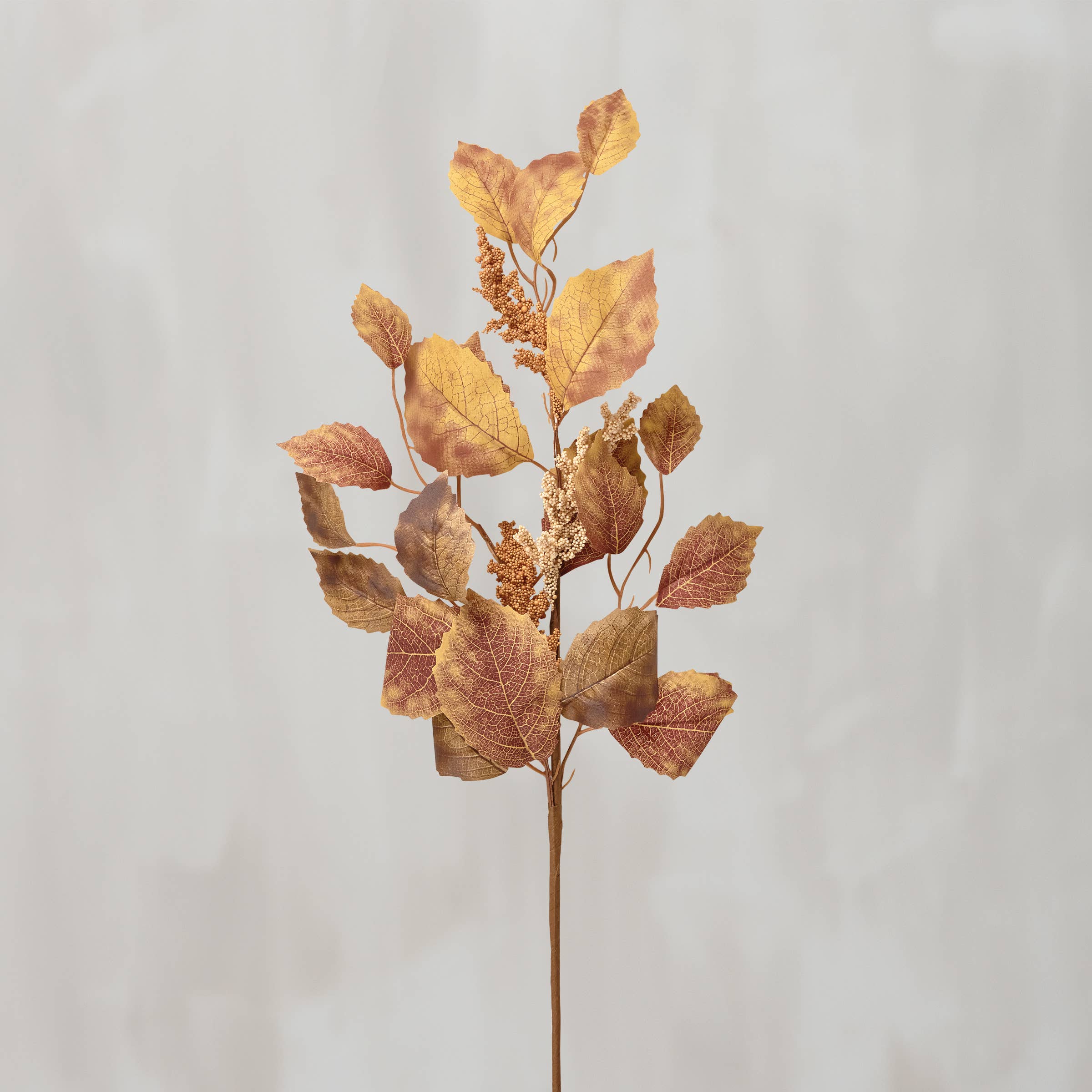 Primitives by Kathy - Wholesale Artificial Flowers - Leaf & Berry Floral Pick0