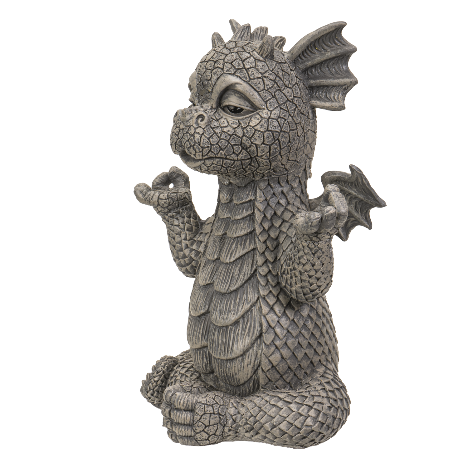 Pacific Trading – wholesale Dekorativ statyett – Trädgårdsdrake mediterar1