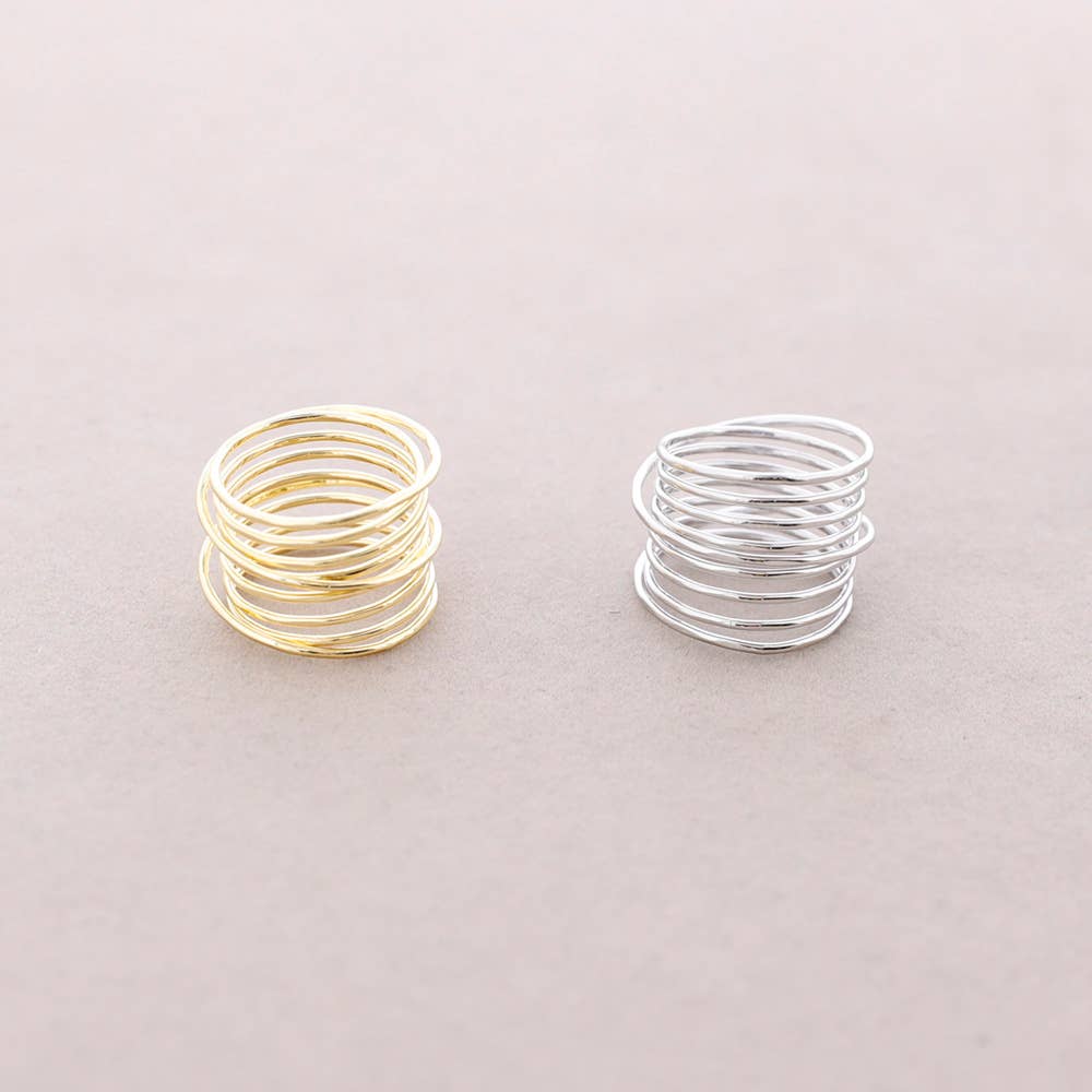 Sonata - Vente Anneau/bague à empiler - Bague aux bandes entremêlées2