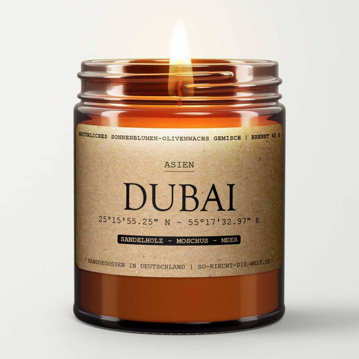 So riecht die Welt - Venta al por mayor Velas en tarros - Vela de Dubái: bambú | bergamota | jazmín nocturno