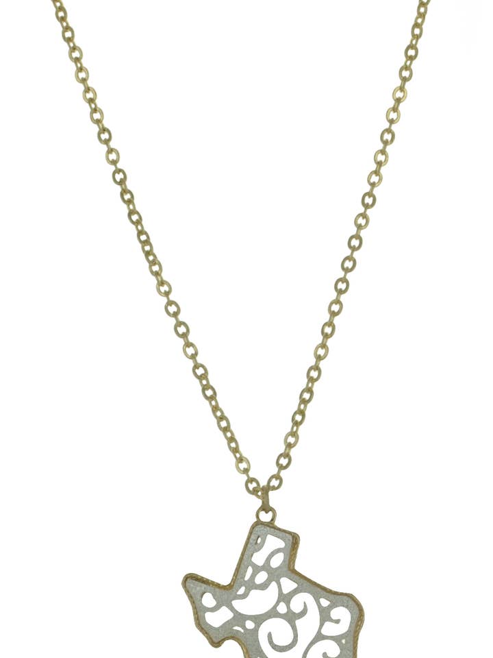 Texas Necklace for wholesale by Wear N. E. Wear Jewelry & Gift Co, LLC
