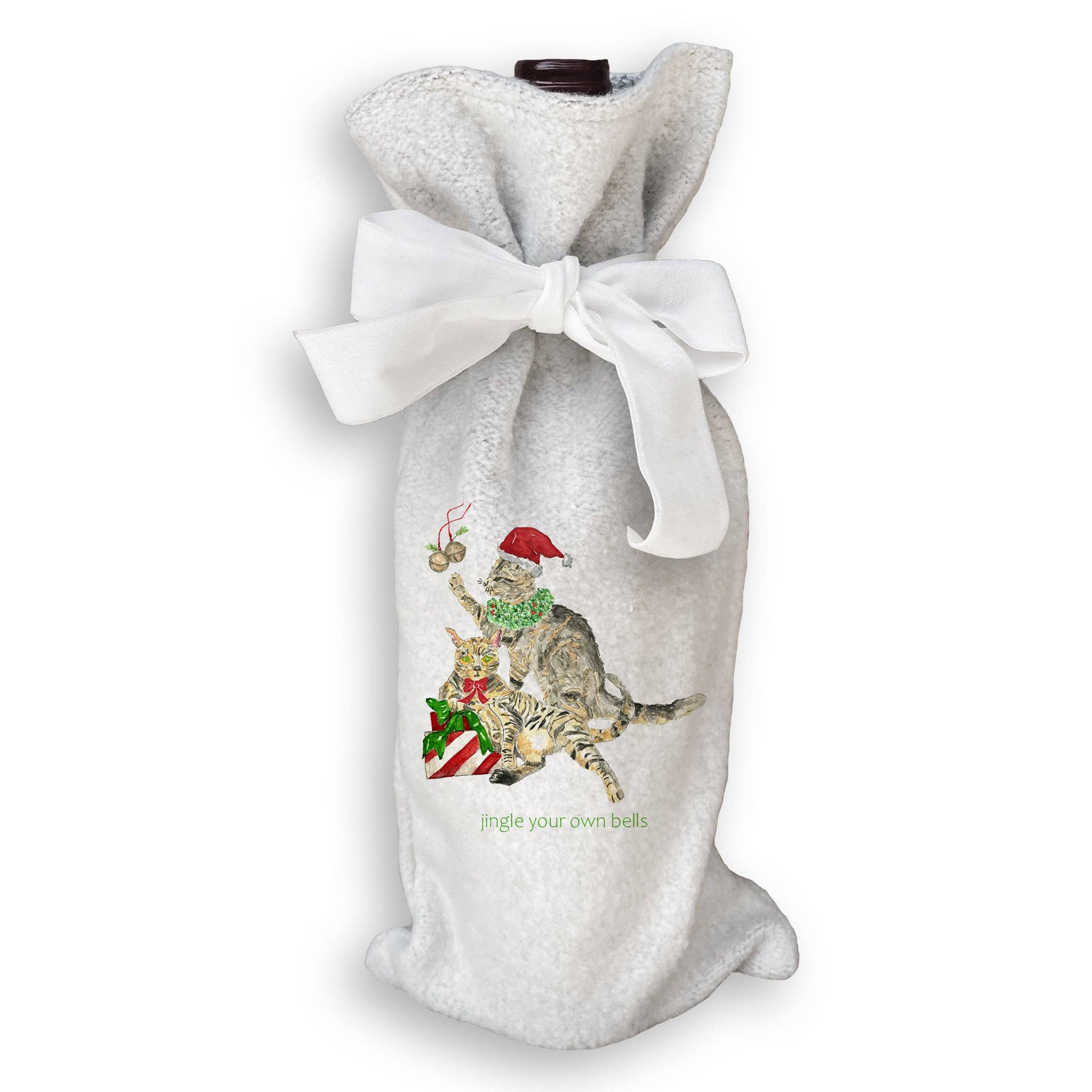 French Graffiti - Venta al por mayor Paños de cocina - Gatos Jingle Bells17