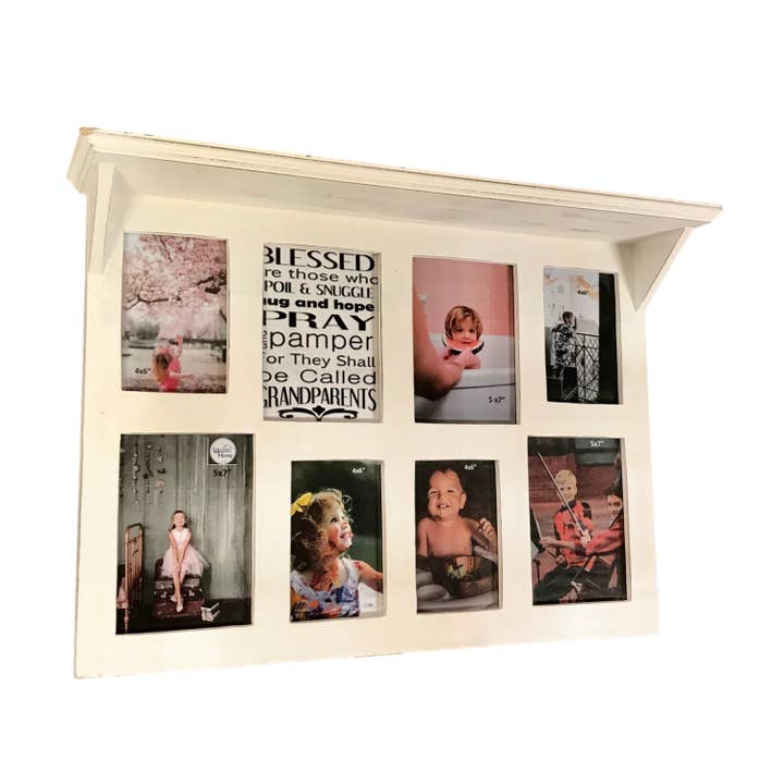 Wilco Home – Engroshandel Billedramme – Chesapeake Collage 8 Photo Wall Frame Display Hylde4