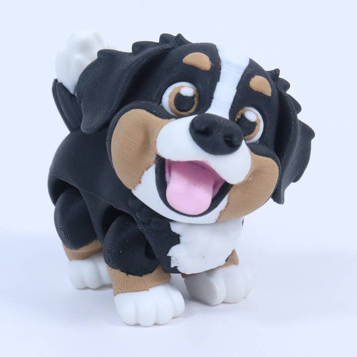 Pfotenabdruck-Welpen — Berner Sennenhund Fidget-Spielzeug für den Großhandel von MrSpinner