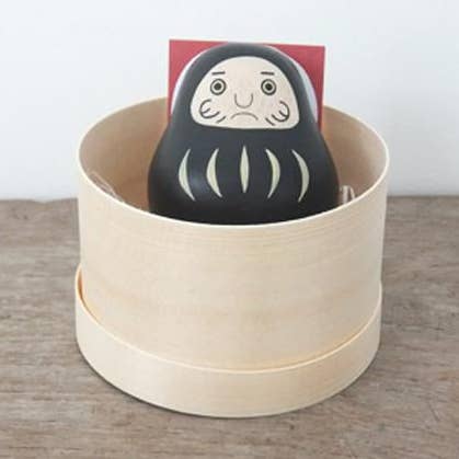T-lab polepole ENGIMON Wooden box packing Daruma for wholesale by Greeting Life America
