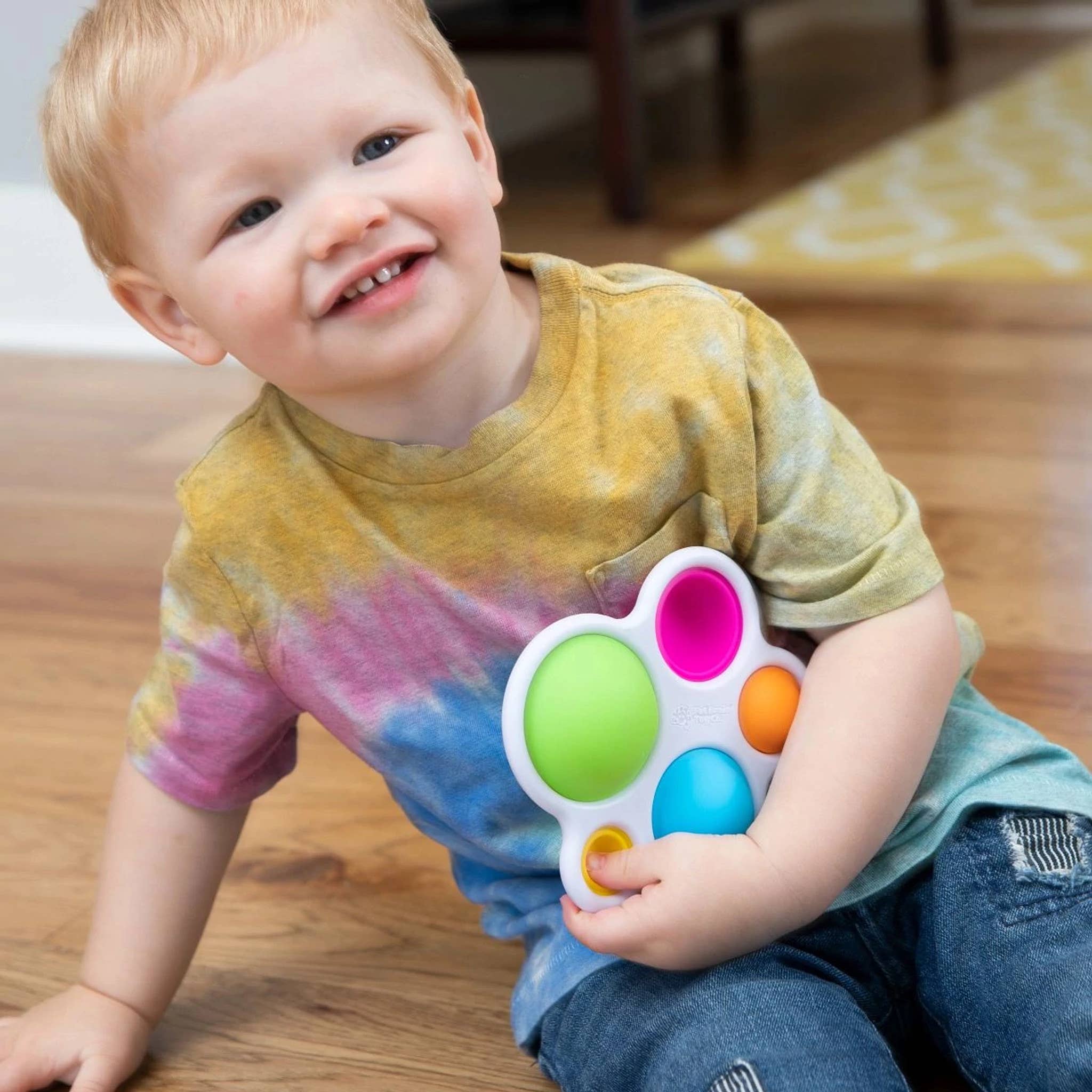 Fat Brain Toy Co. - Vente Balle d'éveil sensoriel – bébé - fossette5