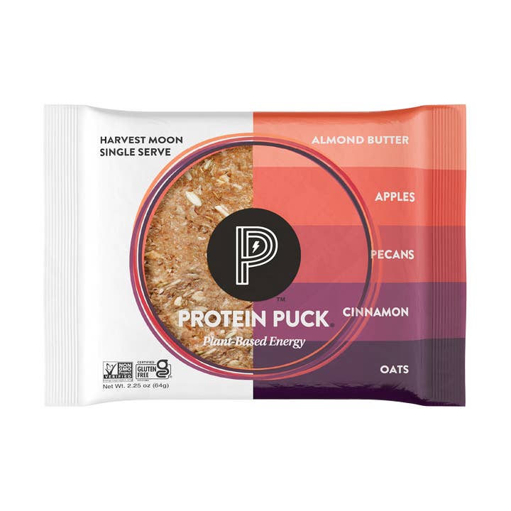 Harvest Moon (Apple, Cinnamon, Pecan) (16 - 2.25oz Bars) for wholesale by Protein Puck