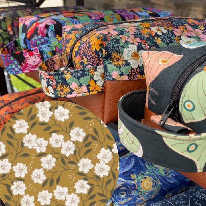 Floral Explorer Dopp Kit, Cosmetic Bag for wholesale by Daisie Maze