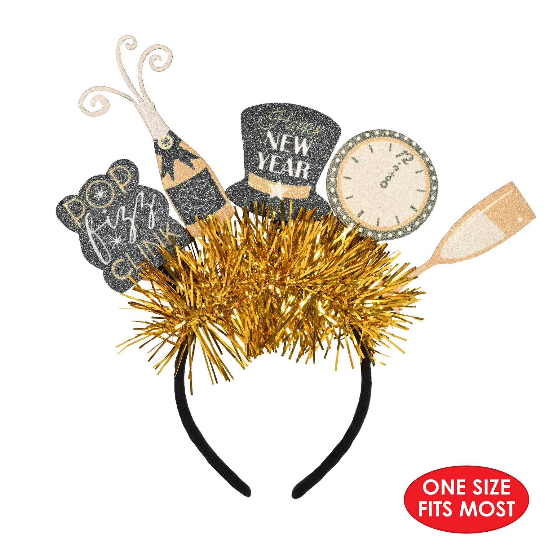 Beistle - Wholesale Party Hat/Crown - New Year's Eve Boppers, One Size Fits Most4