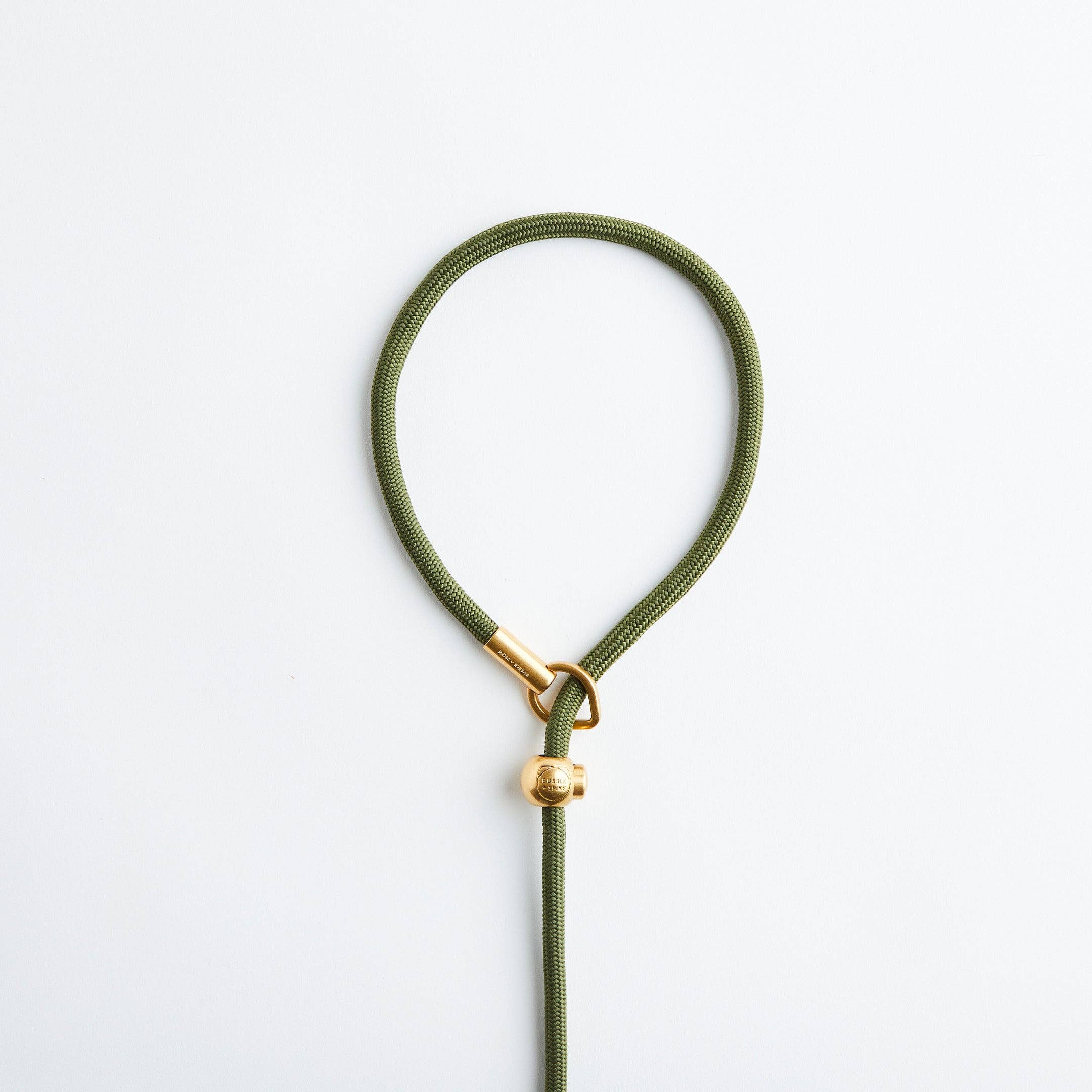 Bubble and Spike - Wholesale Pet Leash - Dog - Mini Olive Gold Simple Slip Lead™3
