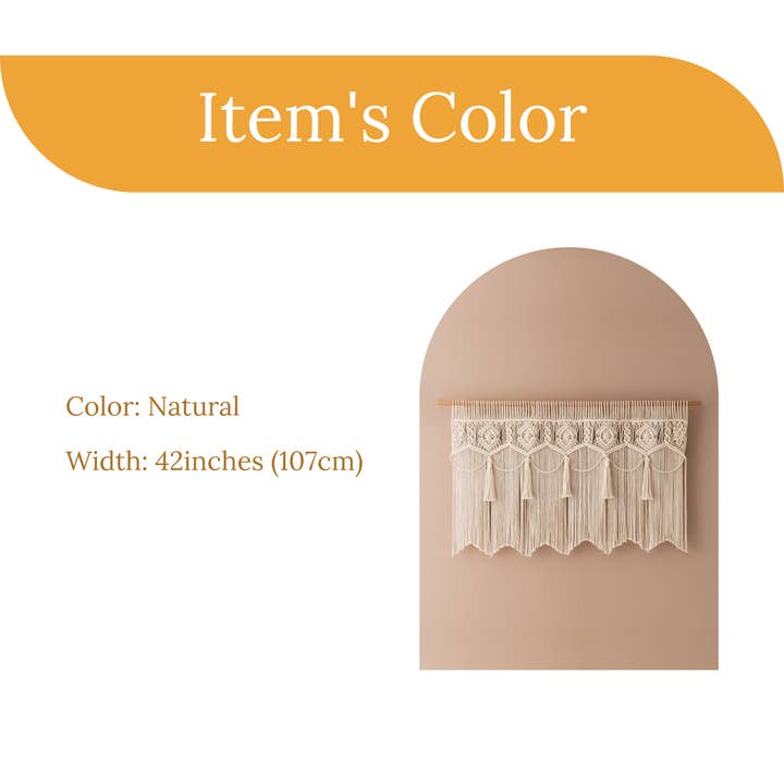 HeartCrafted - Wholesale Curtain - Macrame Curtain C133