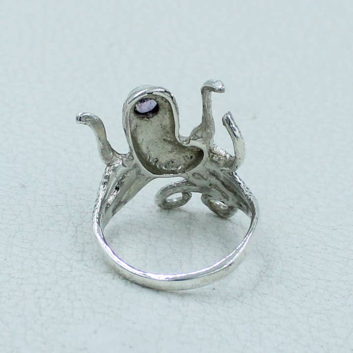 Silvex Jewelry – Engroshandel Statementring – Blækspruttering i 925 sterlingsølv21