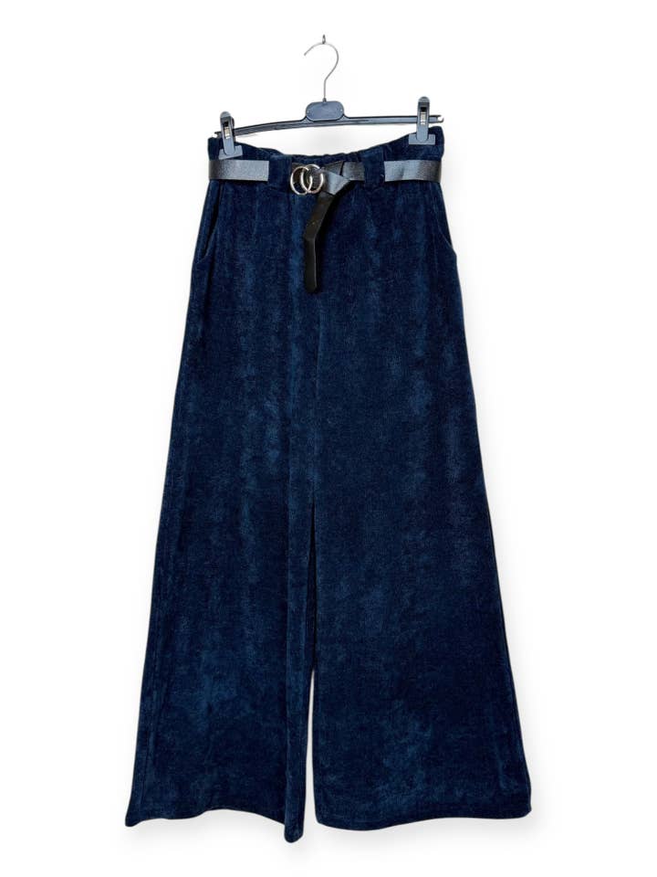 Lucky Nana - Wholesale Pants - Women's - AH 6601 - Velvet Pants with Belt12