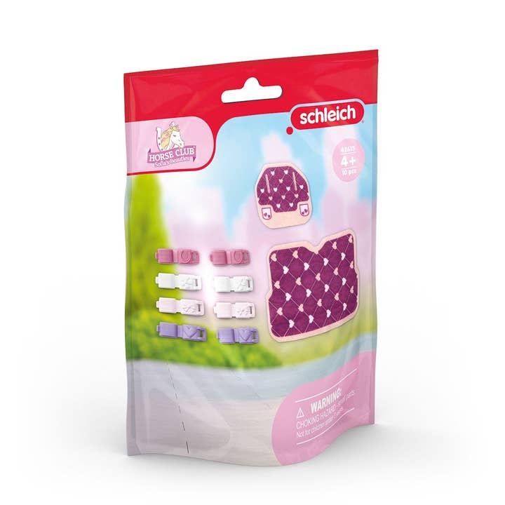 Schleich - Wholesale Horse Conditioner/Grooming Aid - Horse Grooming Kit - Heart-covered Horse Blanket
