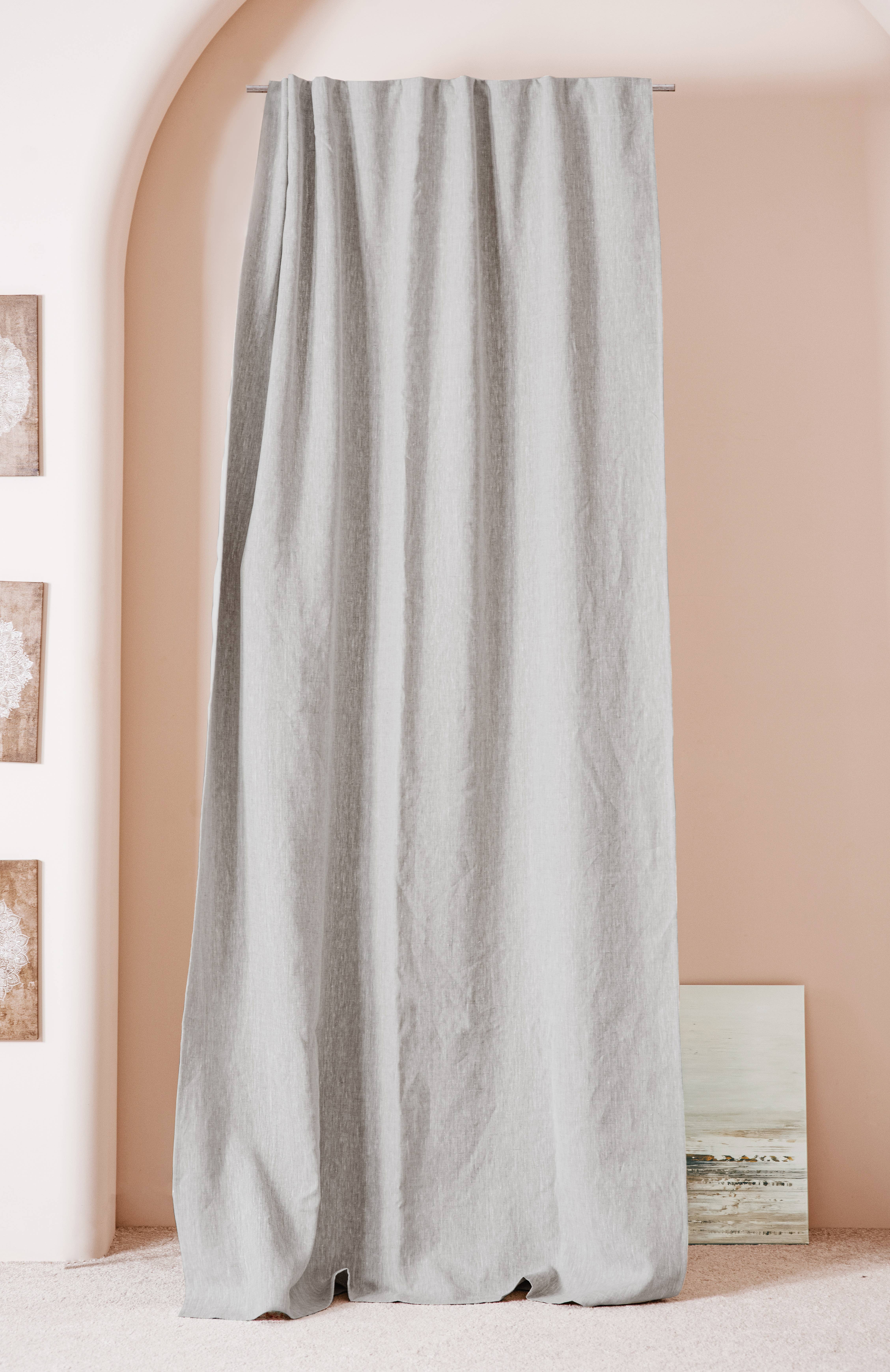 LinenQ - Wholesale Gordijn - Linnen gordijnen met tunnelzoom en verduisterende voering16