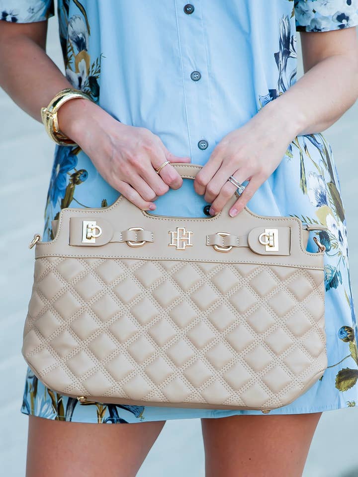 Savannah Sac à Main Latte DQ pour la vente par Caroline Hill