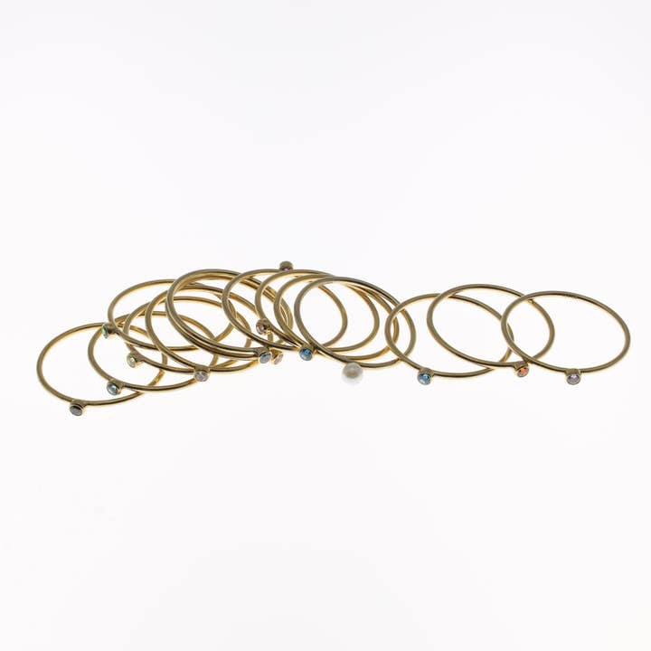 Nashelle Jewelry - Wholesale Band/Stacked Ring - Birthstone Rings27