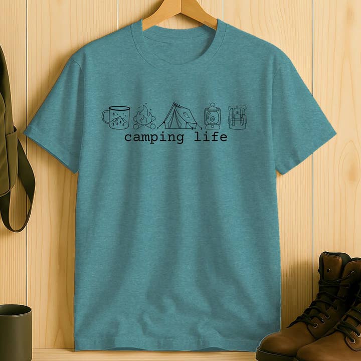 Camping Life T-Shirts for wholesale by Zero Filter Club