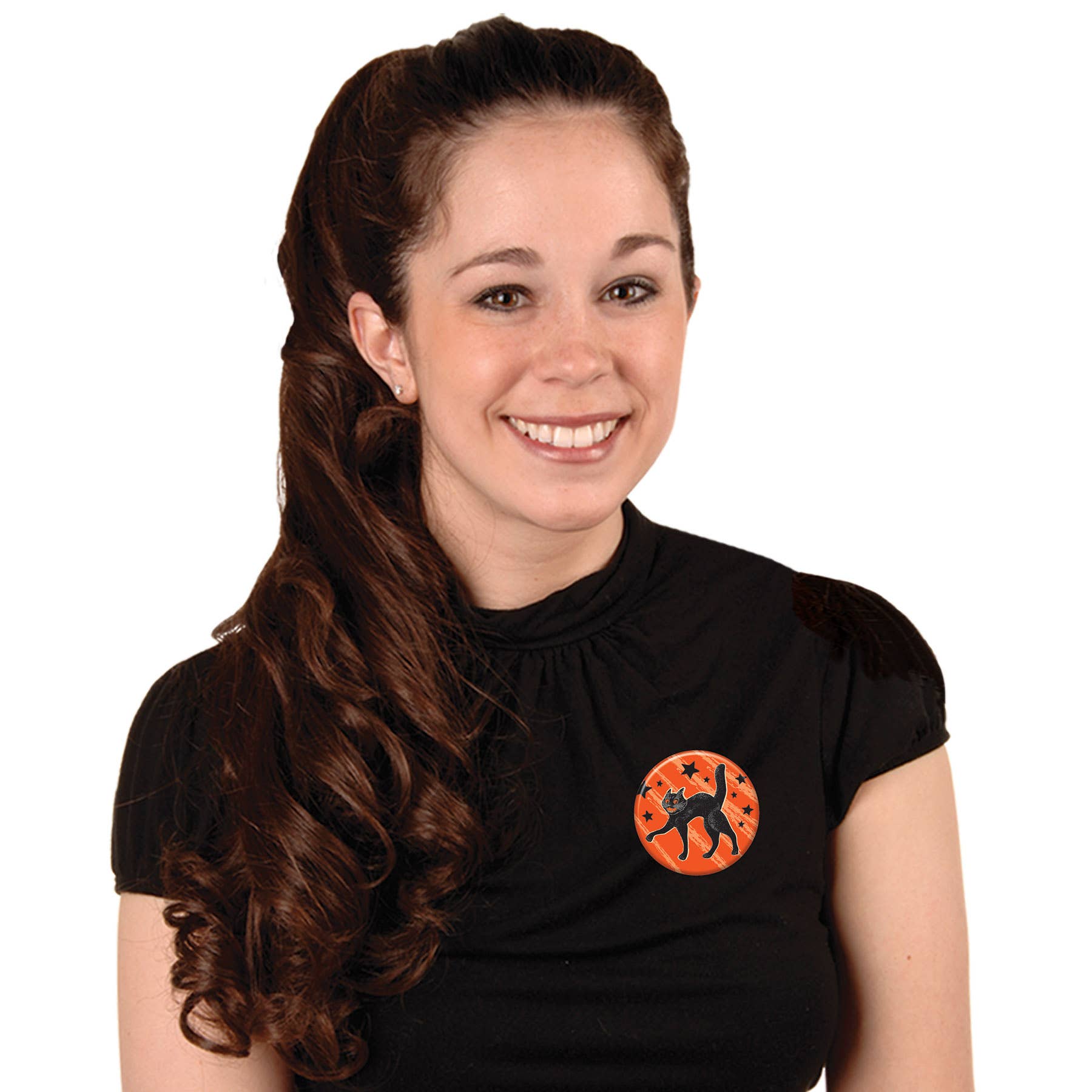 Beistle - Vente Épinglettes/boutons - Bouton à gratter vintage de 2 pouces pour Halloween3