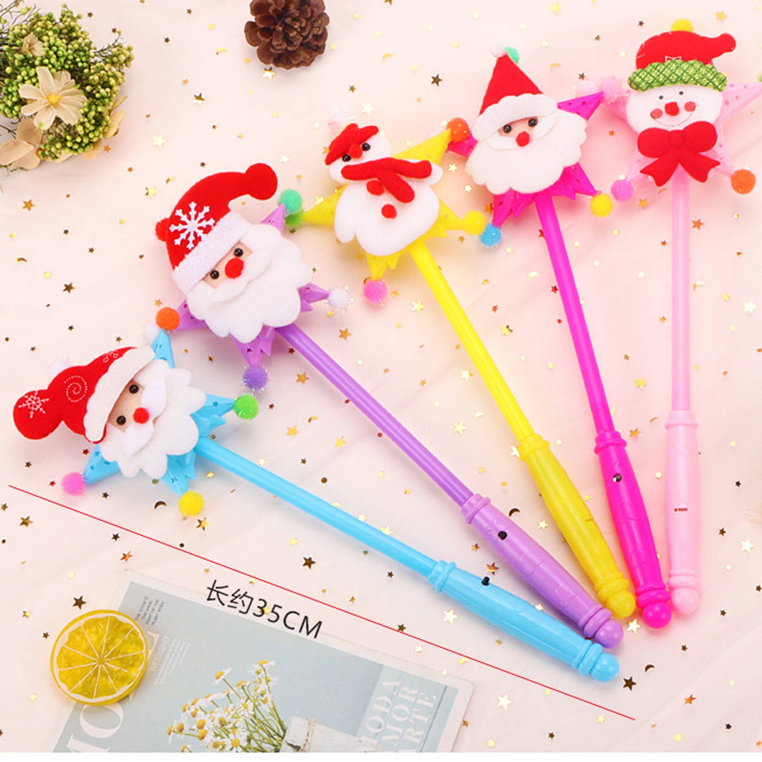 Pagdee Kids Juniors – wholesale Trollstav - Barn – Semesterdekoration LED-upplyst ihålig stjärnmagisk stav för barn1