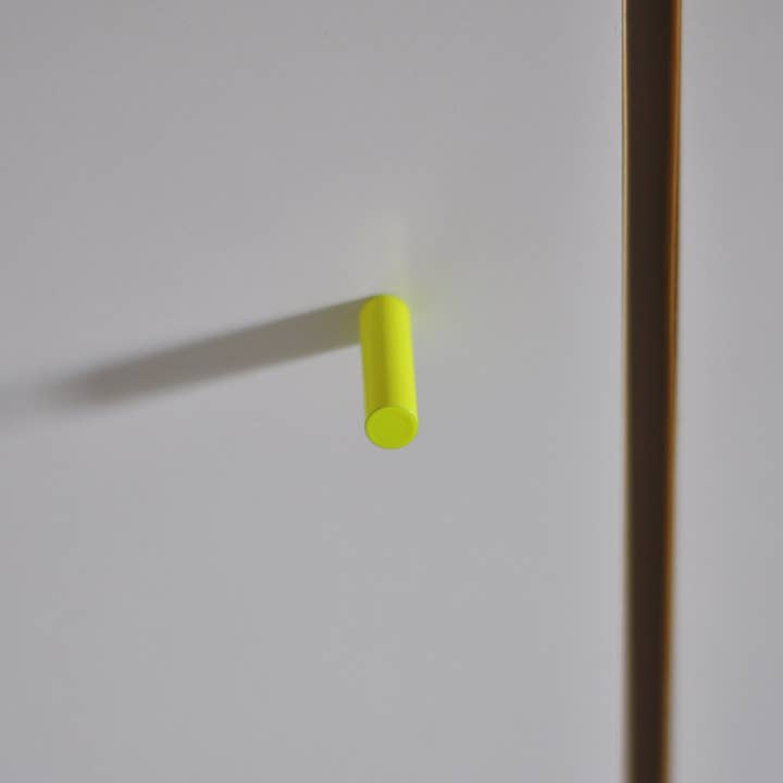 möbelgriffe 01 / knobs 01 for furniture neon gelb for wholesale by kolor