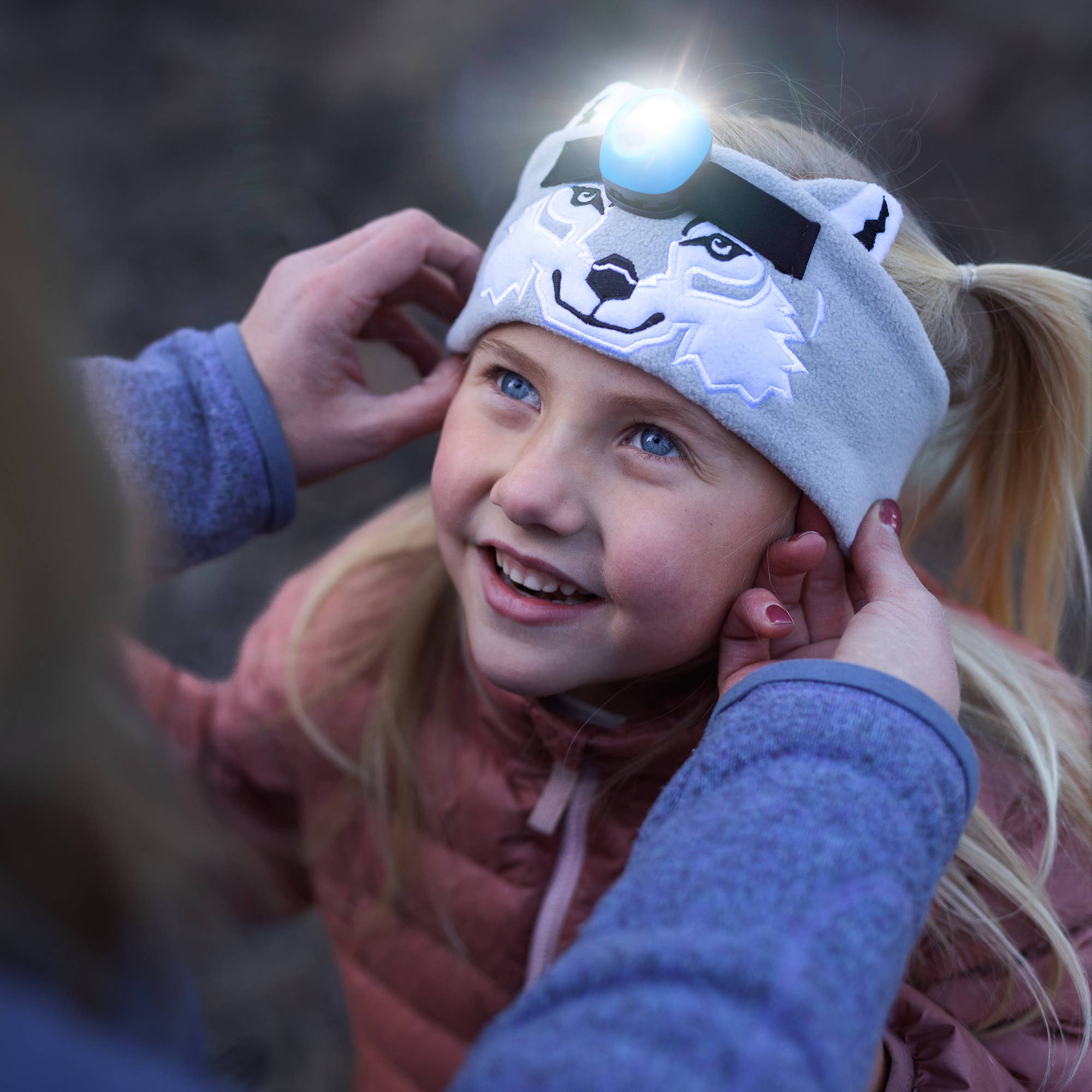 Big Discoveries / Sun Co. - Wholesale Light-Up Toy - Kids & Baby - WildLight Headband-Headlamp - Bright LED - Bear4