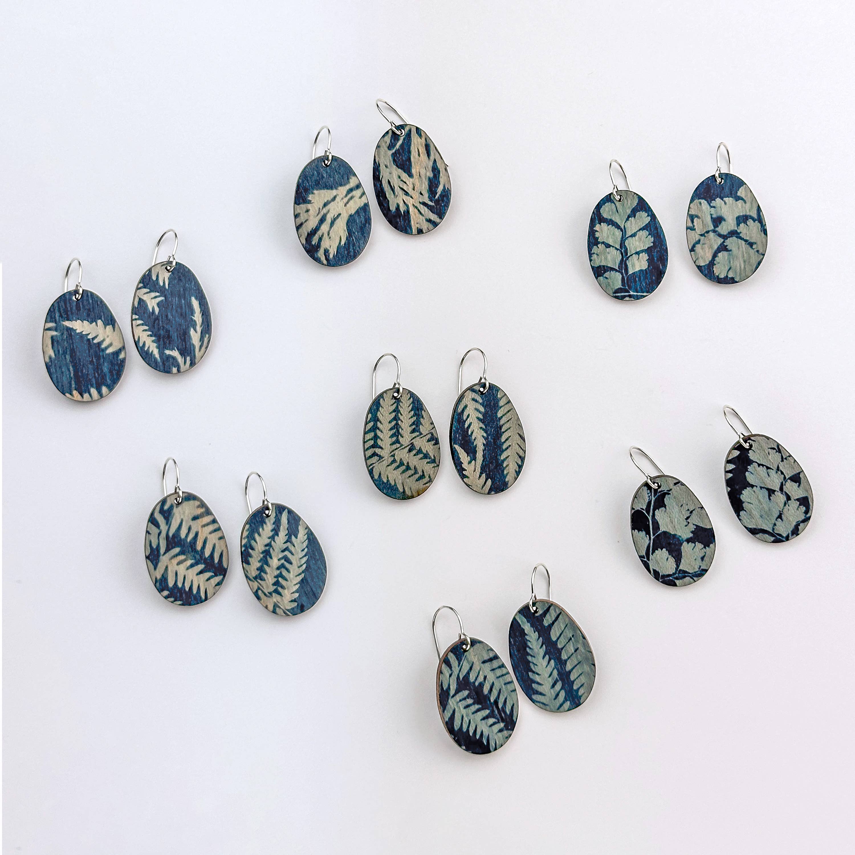 Treeline and Tide – Engroshandel Hængeøreringe og creoløreringe – Øreringe - Cyanotype4