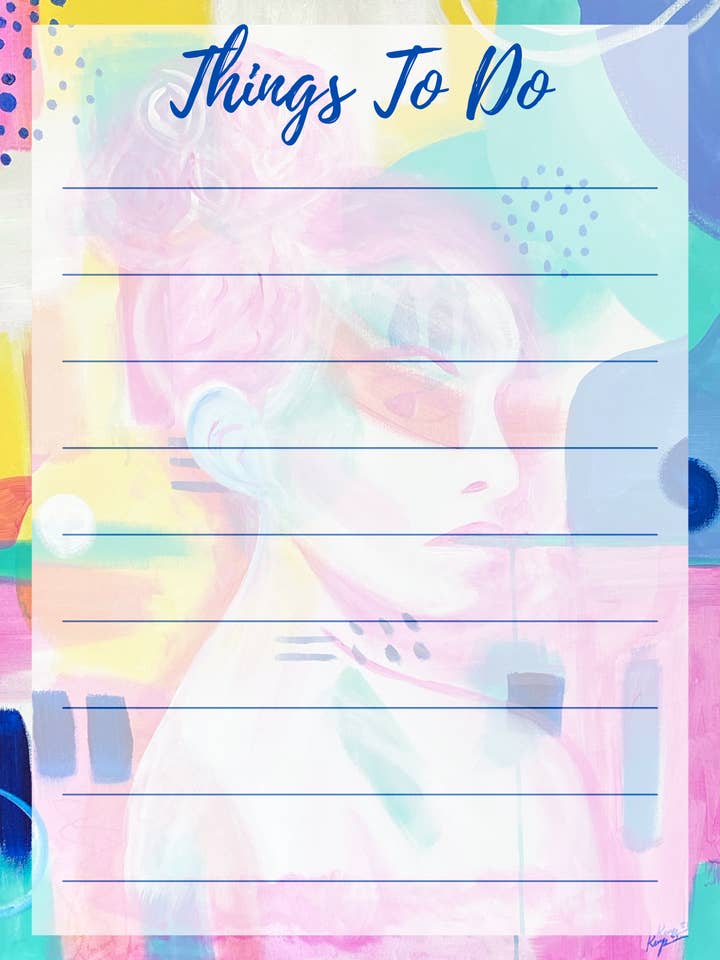 Vision 3 Notepad for wholesale by Krys Creates