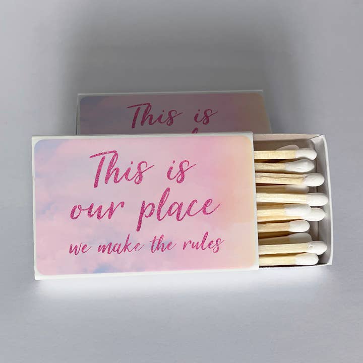 Liefhebber Dit is Onze Plek Taylor Swift Lucifersdoosje voor wholesale door Jocelyn Diebolt Designs