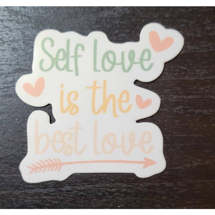 Self Love É O Melhor Adesivo de Amor | Autocolante Motivacional | por atacado de CraftdeeD