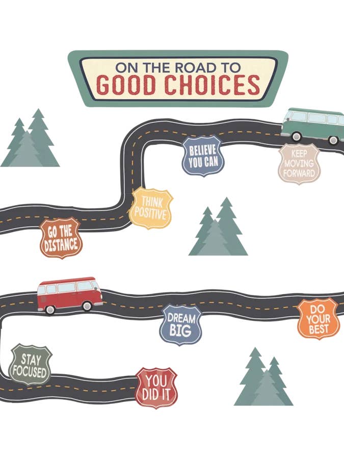 En el camino hacia buenas elecciones Mini Tablero de Anuncios (TCR9225) para venta al por mayor de Teacher Created Resources