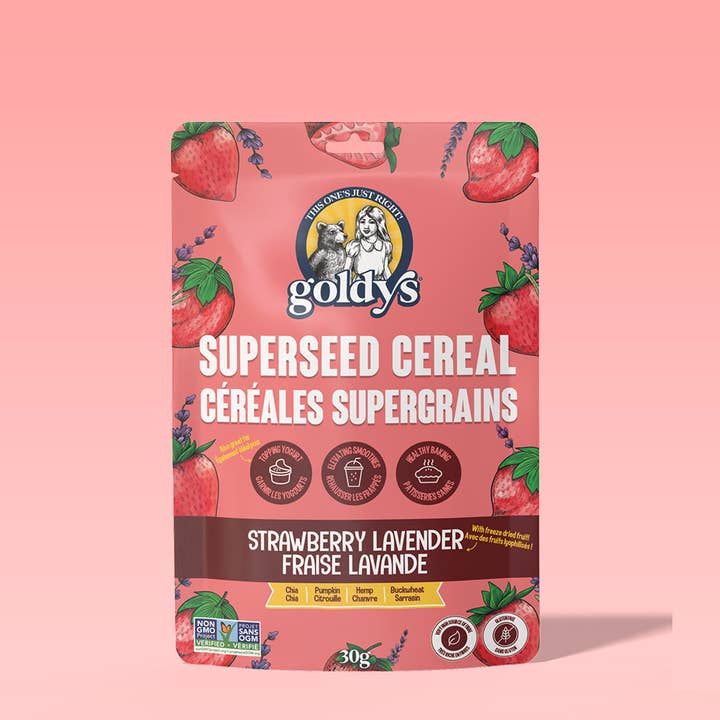 Goldy's - Wholesale Breakfast Cereal - Strawberry Lavender | Grab-n-Go