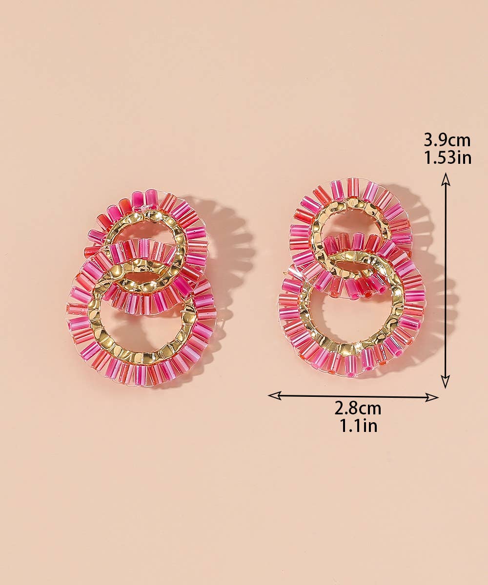 Blossom bijoux - Wholesale Dangle Earrings - Stud earrings 25AHBOL0291