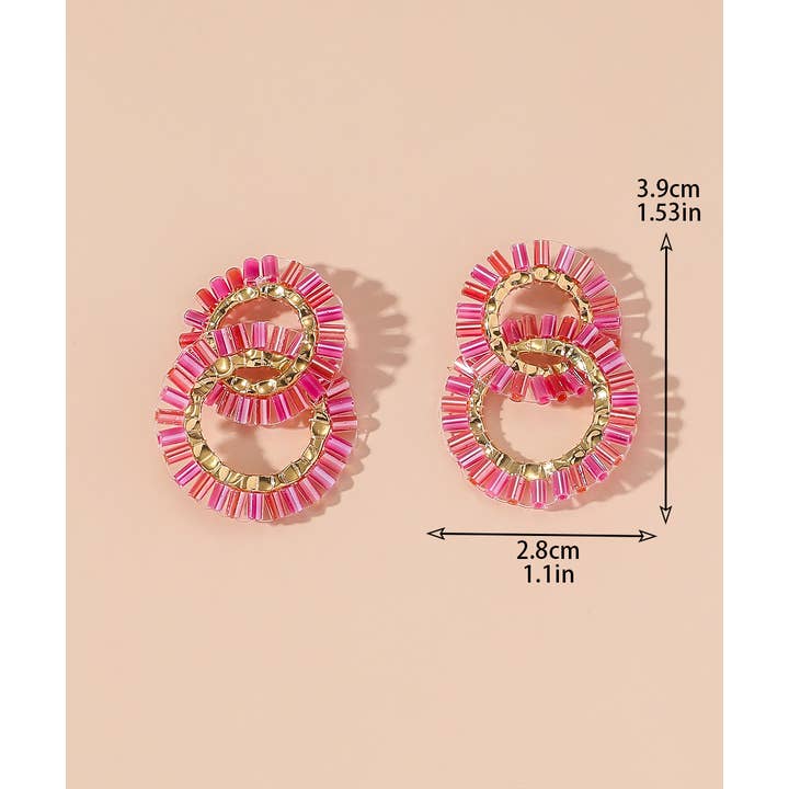 Blossom bijoux – Engroshandel Hængeøreringe og creoløreringe – Ørestikker i guldmetal 25AHBOL0291