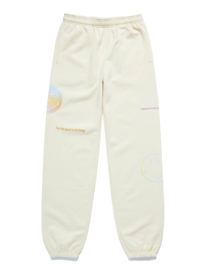 SAMII RYAN - Wholesale Lounge Sweatpants/Joggers - Women's - Smiley® Radiate Happiness Sweatpants1