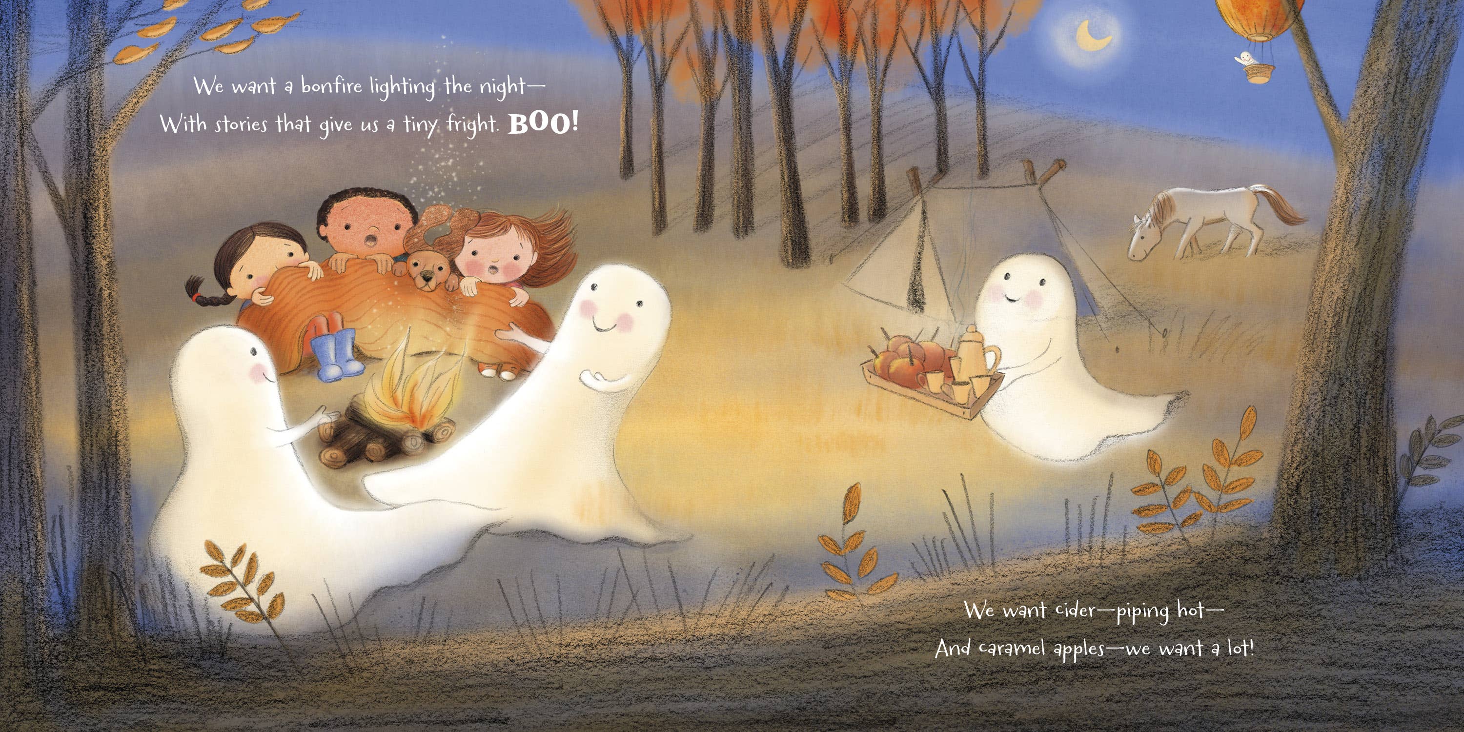 Sleeping Bear Press - Wholesale Preschool Book (3-5) - We Want Leaves ! A Fall Chant Picture Book3