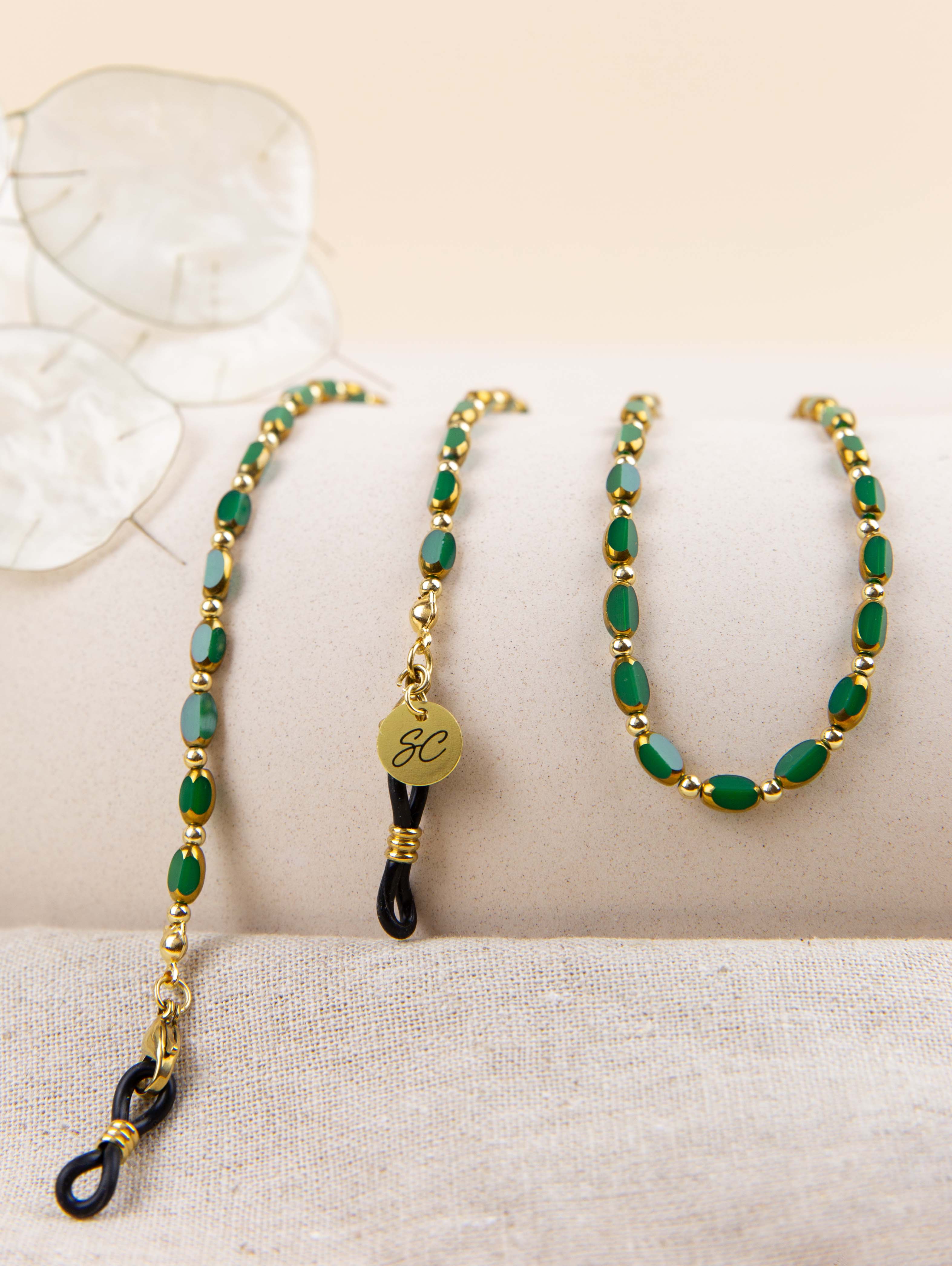 Sunny Cords - Venta al por mayor Correa para gafas - Mujer - Sam Green | Cordon para gafas1