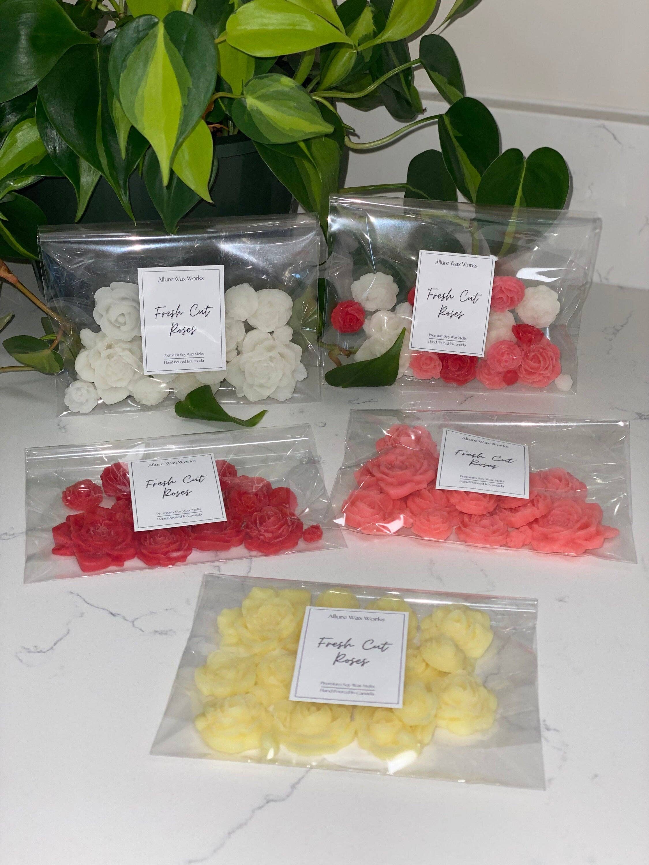 Allure Wax Works – wholesale Doftvax – Färskskurna rosor vaxsmälter7