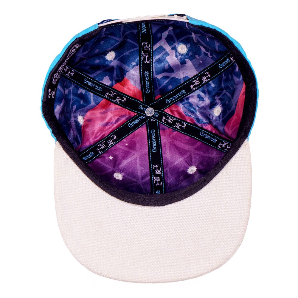 ELEV808 x Grassroots Yeti Blue Snapback Hat for wholesale on Faire1