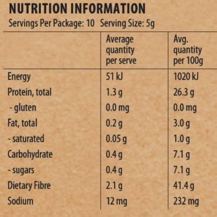 Mavella - Wholesale Protein/Superfood Powder - Spinach 50g