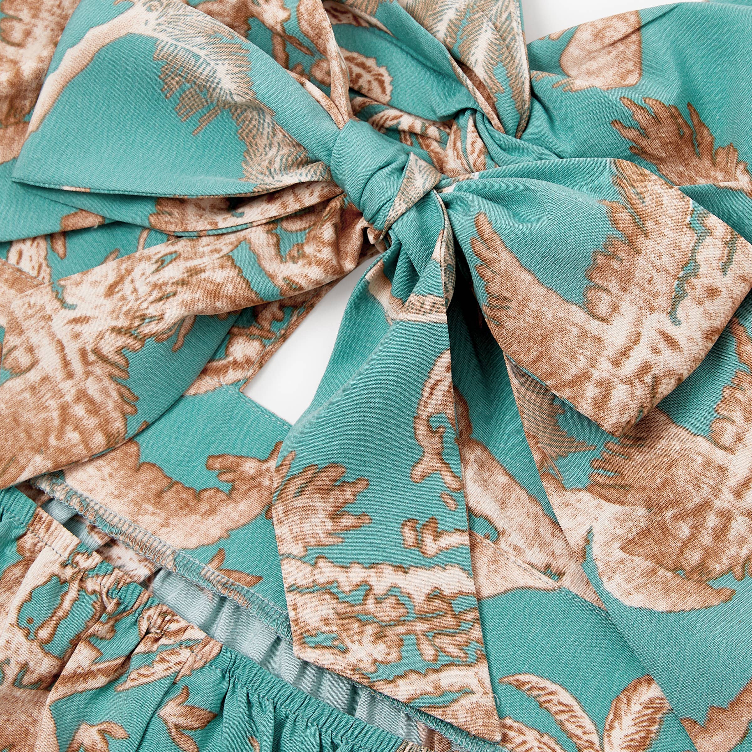 Turquoise Couples Matching Hawaiian Outfits – Shirt or Midi Dress for wholesale on Faire5
