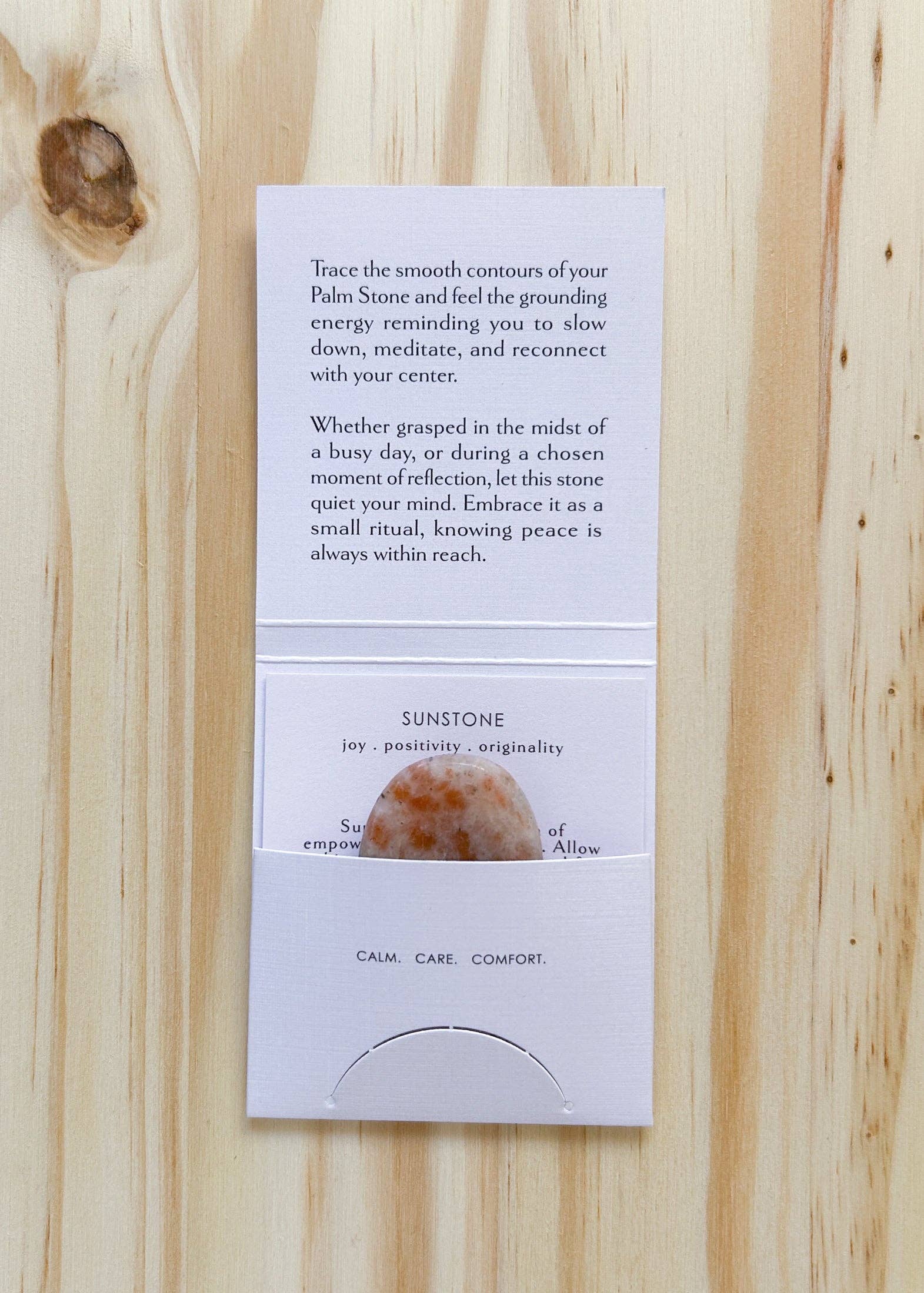 Homebound Tarot - Vente Pierre et cristal de spiritualité - Pierre de paume | Pierre de soleil2