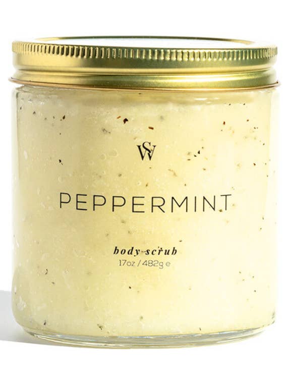 GOMMAGE CORPOREL À LA MENTHE POIVRÉE pour la vente par Earth Elements Soapworks